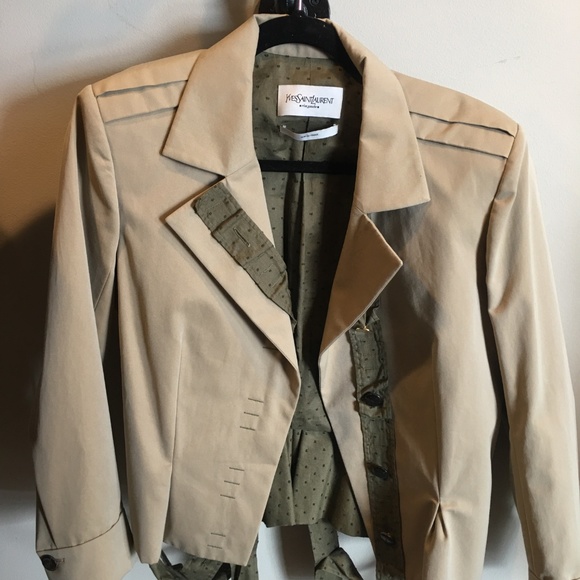 Yves Saint Laurent Unique Structured Blazer - Picture 2 of 8